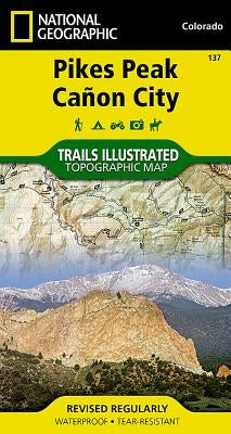 Pikes Peak, Cañon City Map by National Geographic Maps