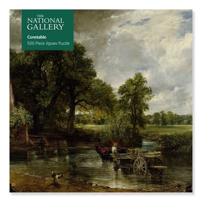 Adult Jigsaw Puzzle Ng: John Constable the Hay Wain (500 Pieces): 500-Piece Jigsaw Puzzles by Flame Tree Studio