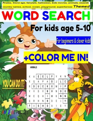 Themed Word Search for kids age 5-10 by Mann, Richard