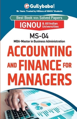 MS-04 Accounting and Finance for Managers by Panel, Gullybaba Com
