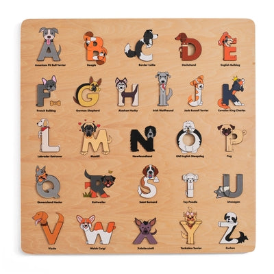 Dog Wooden Alphabet Puzzle by Feiner, Beck