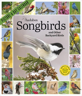 Audubon Songbirds and Other Backyard Birds Picture-A-Day(r) Wall Calendar 2027 by National Audubon Society