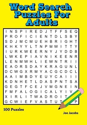 Word Search Puzzles for Adults by Jacobs, Joe
