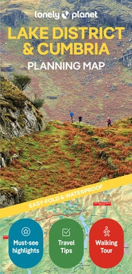 Lonely Planet Lake District & Cumbria Planning Map by Planet, Lonely