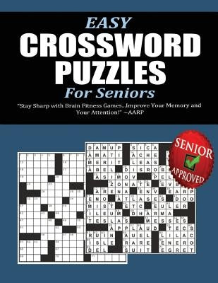Easy Crossword Puzzles for Seniors by Steele, Pat L.