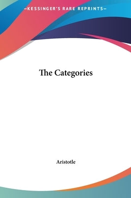 The Categories by Aristotle