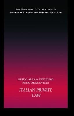 Italian Private Law by Alpa, Guido