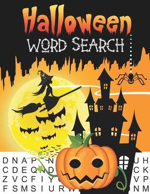 Halloween Word Search: Large Print Word Search Book for Adults with 40 Halloween Themed Puzzle, Halloween Gift Idea by Paper, Creative