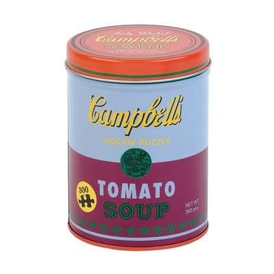 Andy Warhol Soup Can Red Violet 300 Piece Puzzle by Mudpuppy