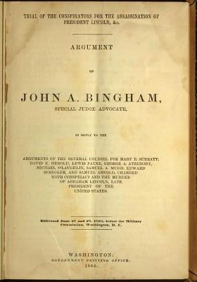Trial of the Conspirators for the Assassination of President Lincoln by Government Printing Office