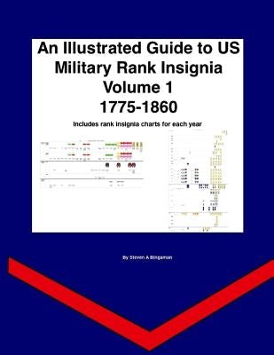 An Illustrated Guide to US Military Rank Insignia Volume 1 1775-1860: A year by year guide to US rank insignia by Bingaman, Steven A.