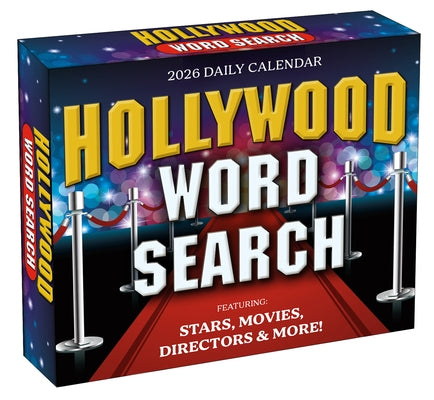2026 Hollywood Word Search Boxed/Daily Calendar by Sellers Publishing, Inc