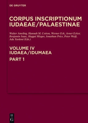 Iudaea / Idumaea: 2649-3324 by Ameling, Walter