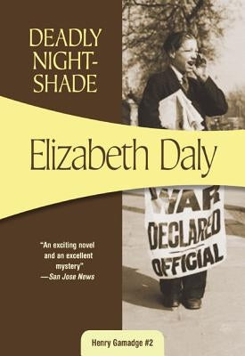 Deadly Nightshade by Daly, Elizabeth