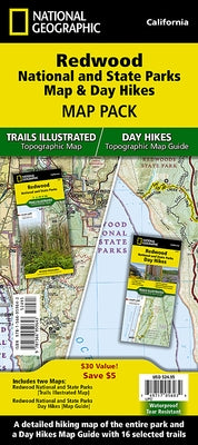 Redwood Day Hikes & National and State Parks [Map Pack Bundle] by National Geographic Maps