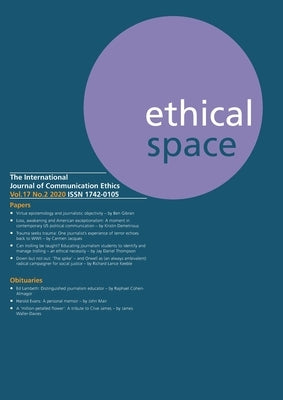 Ethical Space Vol.17 Issue 2 by Keeble, Richard Lance
