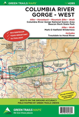 Columbia River Gorge West, or No. 428s by Maps, Green Trails