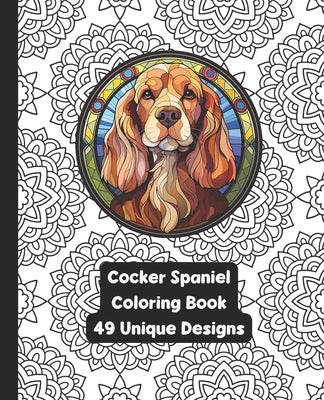 Cocker Spaniel - Dog - Adult Coloring Book - 49 Unique Designs by Harrold, Liane