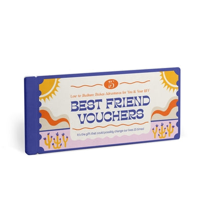 Best Friend Vouchers, Bff Gift Coupons, Book of 15 Perforated Vouchers by Em & Friends