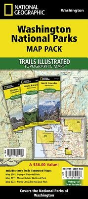 Washington National Parks [Map Pack Bundle] by National Geographic Maps