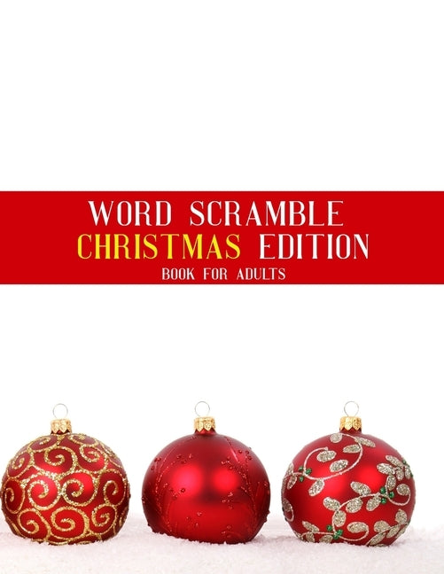 Word Scramble Christmas Edition Book For Adults: Large Print Nativity Puzzle With Solutions by Publisher, Nzactivity