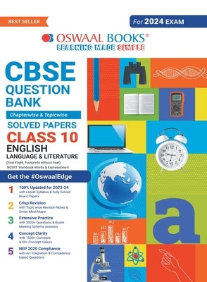 Oswaal CBSE Chapterwise & Topicwise Question Bank Class 10 English Language & Literature Book (For 2023-24 Exam) by Oswaal Editorial Board