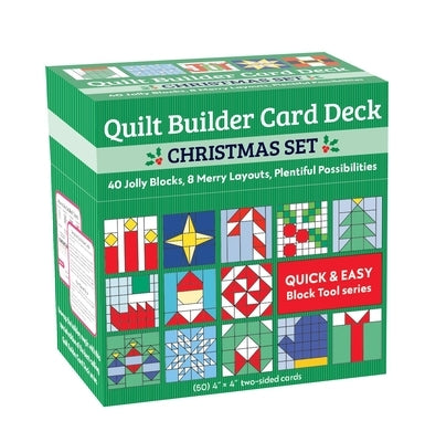 Quilt Builder Card Deck Christmas Set: 40 Jolly Blocks, 8 Merry Layouts, Plentiful Possibilities by C&t Publishing