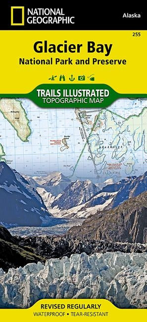 Glacier Bay National Park and Preserve Map by National Geographic Maps