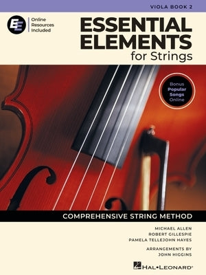 Essential Elements for Strings - Viola Book 2 with Online Resources by Gillespie, Robert