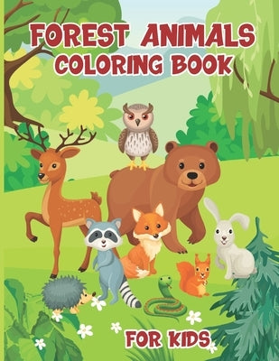 Forest Animals Coloring Book For Kids by Dubacki, Dominik