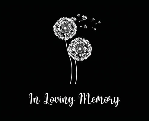 Celebration of life, funeral book, Condolence book to sign (Hardback cover) by Bell, Lulu and