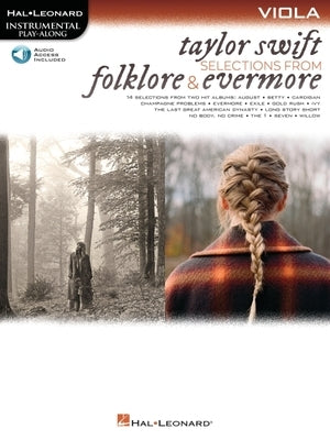 Taylor Swift - Selections from Folklore & Evermore: Viola Play-Along Book with Online Audio by Swift, Taylor