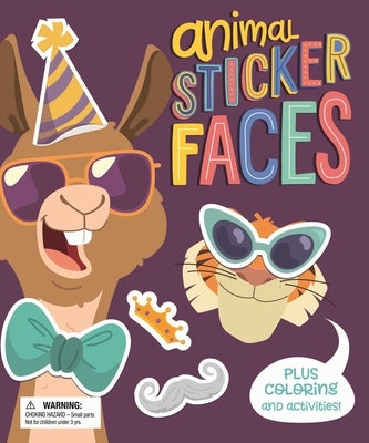 Animal Sticker Faces: With Fun Coloring and Activities by Igloobooks