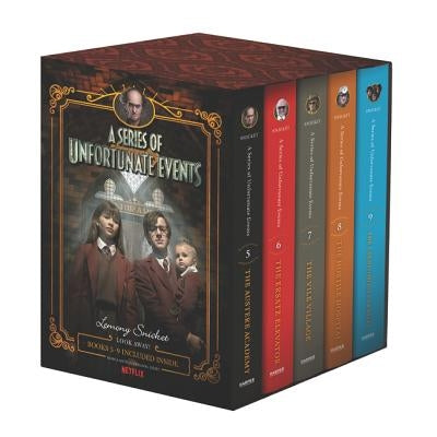A Series of Unfortunate Events #5-9 Netflix Tie-In Box Set by Snicket, Lemony