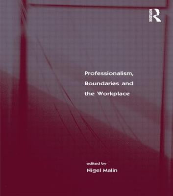 Professionalism, Boundaries and the Workplace by Malin, Nigel