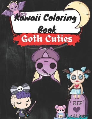 Kawaii Coloring Book: Goth Cuties by Anette, Samantha