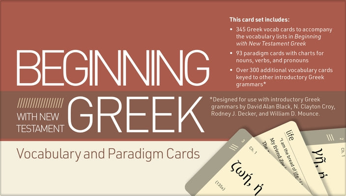 Beginning with New Testament Greek Vocabulary and Paradigm Cards by Merkle, Benjamin L.