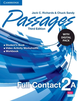 Passages Level 2 Full Contact a with Digital Pack by Richards, Jack C.