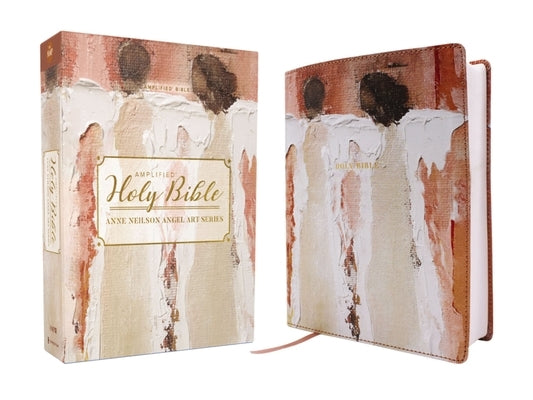 Amplified Holy Bible, Anne Neilson Angel Art Series, Leathersoft, Blush by Neilson, Anne