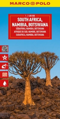 South Africa, Namibia, Botswana Marco Polo Map by Polo, Marco