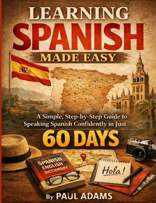 Learning Spanish Made Easy: A Simple, Step-by-Step Guide to Speaking Spanish Confidently in Just 60 DAYS by Adams, Paul