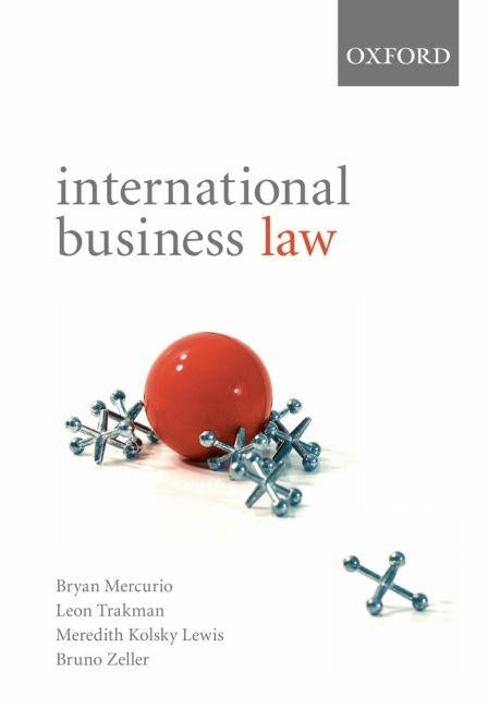 International Business Law by Mercurio, Bryan