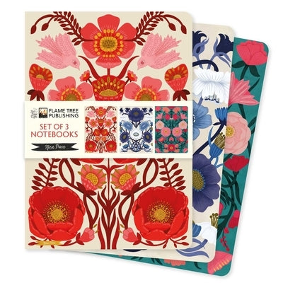 Nina Pace Set of 3 Standard Notebooks by Flame Tree Studio