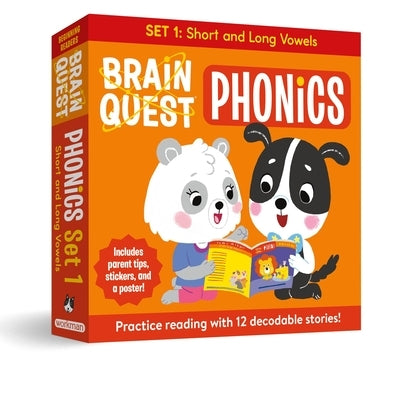 Brain Quest Phonics Readers: Set 1: 12 Decodable Readers: Short and Long Vowels by Workman Publishing