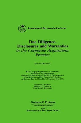 Due Diligence, Disclosures and Warranties by Baker, D. Ed
