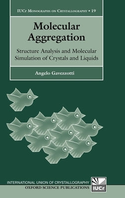 Molecular Aggregation: Structure Analysis and Molecular Simulation of Crystals and Liquids Iucr Monographs on Crystallography by Gavezzotti, Angelo