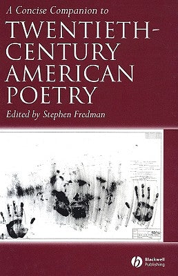 Concise Cmpn 2Oth Amer Poetry C by Fredman