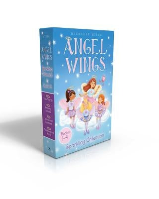 Angel Wings Sparkling Collection Books 1-4 (Boxed Set): New Friends; Birthday Surprise; Secrets and Sapphires; Rainbows and Halos by Misra, Michelle