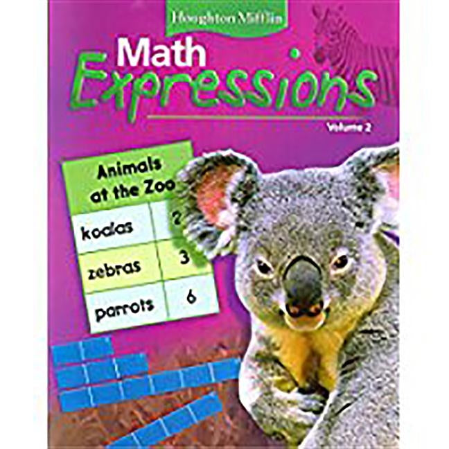Math Expressions: Student Activity Book, Volume 2 Grade 1 2006 by Houghton Mifflin Company