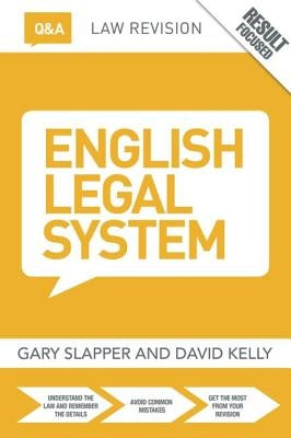 Q&A English Legal System by Slapper, Gary
